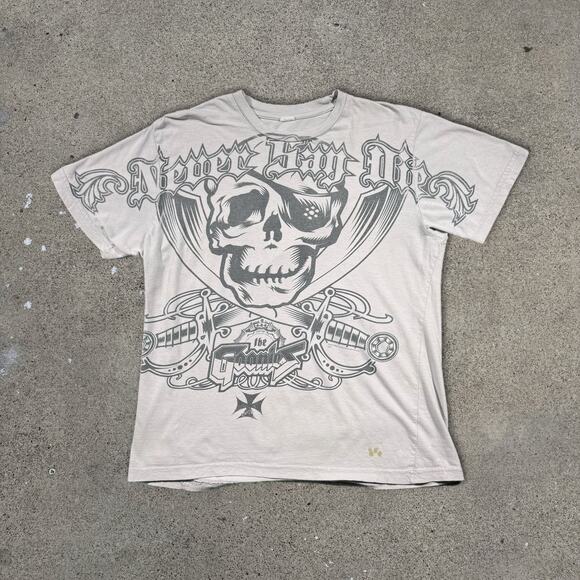 Vintage Y2K Grunge Gothic Skull 'The Goonies' Move Promo Tee Size S/M 20x24 - Picture 2 of 6